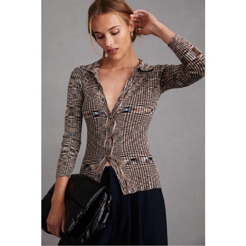 Little Lies x Anthropologie Collared Cardigan Top